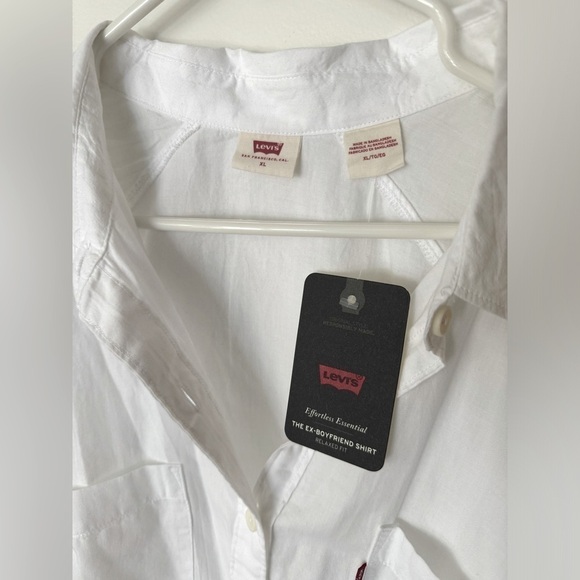 Levi’s The Ex-Boyfriend Shirt White XL - Picture 4 of 11
